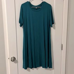 Teal dress